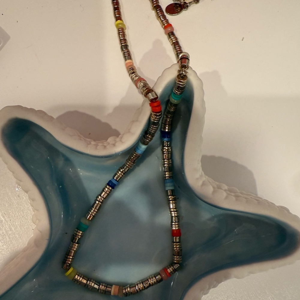 Gold multicolor beaded bracelet